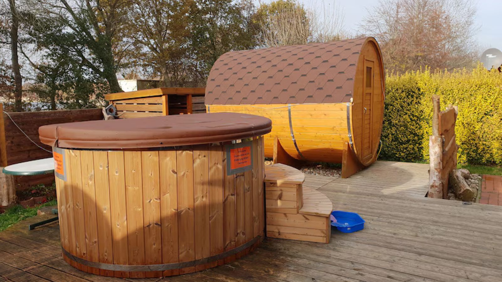 Ferienhaus Heede Außenbereich