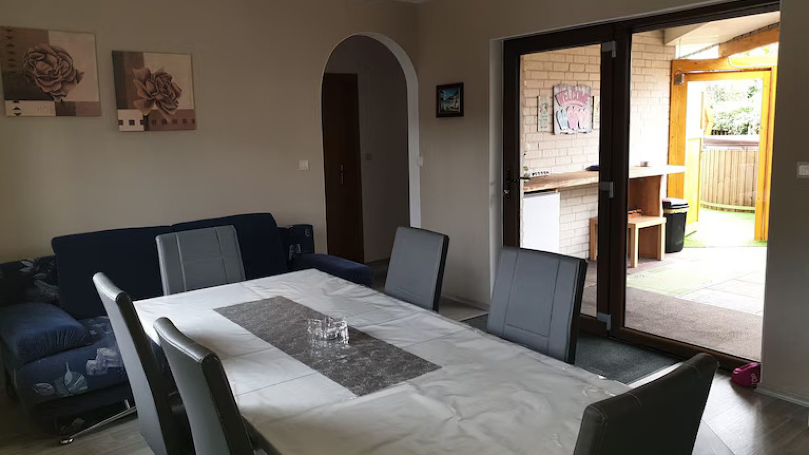 Ferienhaus Heede Wohnzimmer