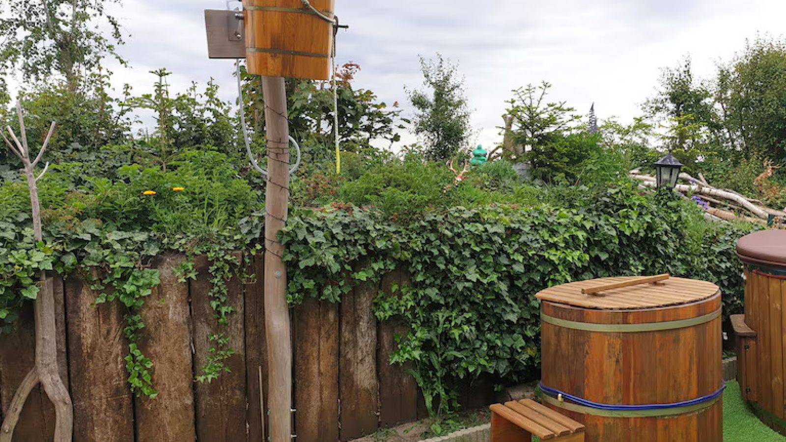 Ferienhaus Heede Außenanlage