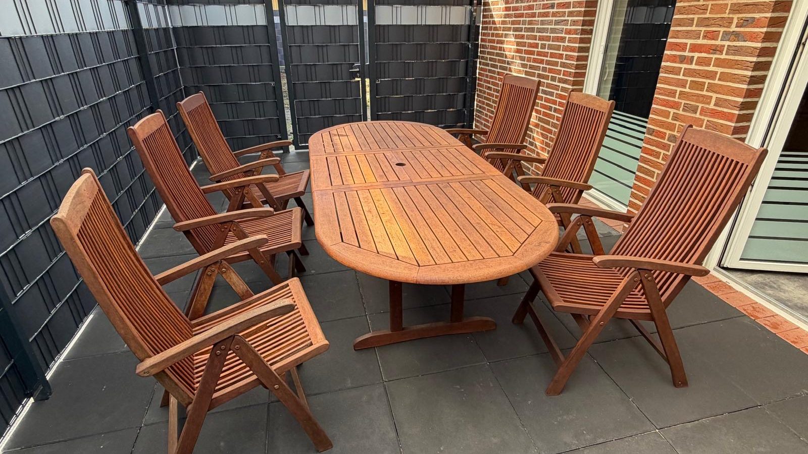 Ferienwohnung Delphin Heeder See Terrasse mit Grill ruhige Lage